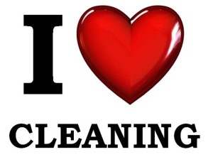 i love cleaning logo